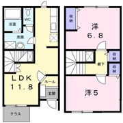 サンパティークフォレ Bの間取り画像