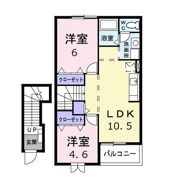 クレストールK．0の間取り画像