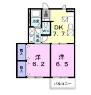 レジデンスマルヨBの間取り画像