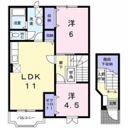 ソレアードコヤマの間取り画像