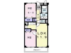 ヴィラ・サンパティークの間取り画像
