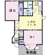 エスポワールBの間取り画像