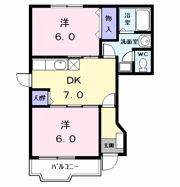 クレスト－ル鈴鹿の間取り画像