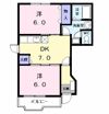 クレスト－ル鈴鹿の間取り画像