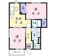 ベルフラワーDの間取り画像
