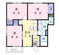 ハイブリッジAの間取り画像