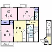 ハイブリッジBの間取り画像