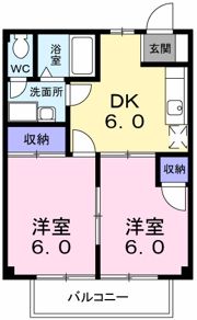 ファミールKOBAYASHIの間取り画像