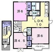 CRESTALLⅠ番館の間取り画像