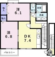 ヒルズといまやの間取り画像