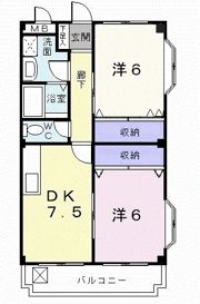 アビタシオン泉の間取り画像