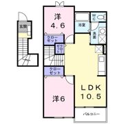クレストール貴船5の間取り画像