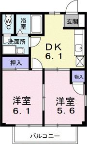 グランシャリオ Cの間取り画像