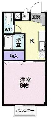 サンルームトーワの間取り画像