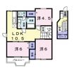 ヴィラ・クレストの間取り画像