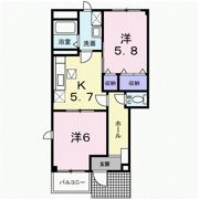 メゾングラシューの間取り画像