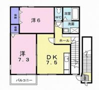 グランパンⅡの間取り画像