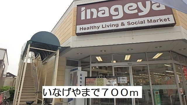 近くのいなげやまで700m（徒歩9分）