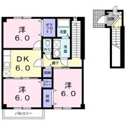 シャンブル・アロリAの間取り画像