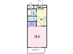 ラフィネ天久保Aの間取り画像