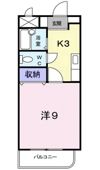 ラフィネ天久保Bの間取り画像