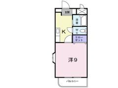 ラフィネ天久保Bの間取り画像