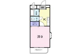 ラフィネ天久保Bの間取り画像