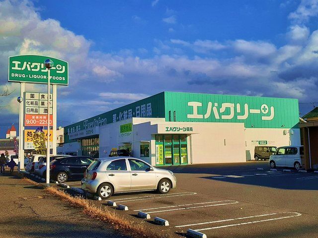 近くのスーパーエバグリーン宮前店様まで1,000m(徒歩13分)