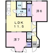 メゾンミニヨンの間取り画像
