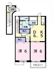 新城ハイツの間取り画像