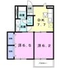 ハイネス南中山の間取り画像