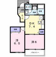 リリィー・タウン Aの間取り画像