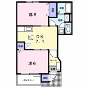 リリィー・タウン Bの間取り画像