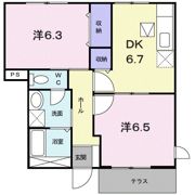 パルテールⅠの間取り画像
