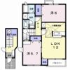 バーシア鳴門 Bの間取り画像