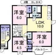 エスポワールMⅢの間取り画像
