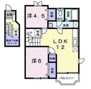 エレガントヴィラⅠの間取り画像