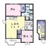 クレストールミカドⅢの間取り画像