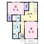 サンヒルズ Aの間取り画像