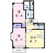 ベルビィトンAの間取り画像