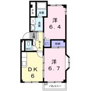 ベルビィトンAの間取り画像