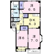 ベルビィトンBの間取り画像