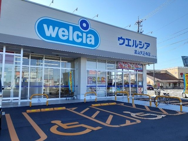 近くのウエルシア富山天正寺店まで400m（徒歩5分）