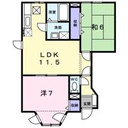 フォンテレーブAの間取り画像