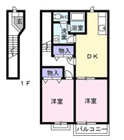 ピーチピットの間取り画像