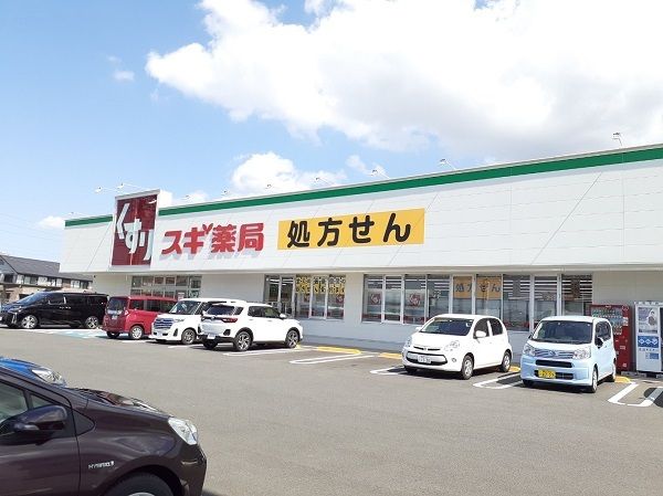 近くのスギ薬局まで1,100m（徒歩14分）