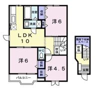 グラン・シェル Aの間取り画像