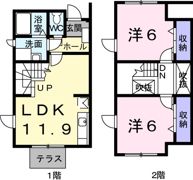 ハイム エスポアールの間取り画像