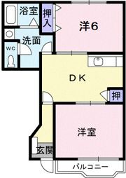 クレベールⅠの間取り画像