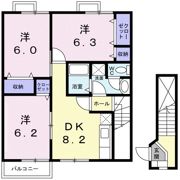 青空館Aの間取り画像